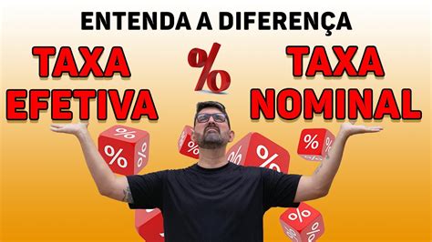 Taxa De Juros Nominal E Taxa De Juros Efetiva Entenda A Diferen A Youtube