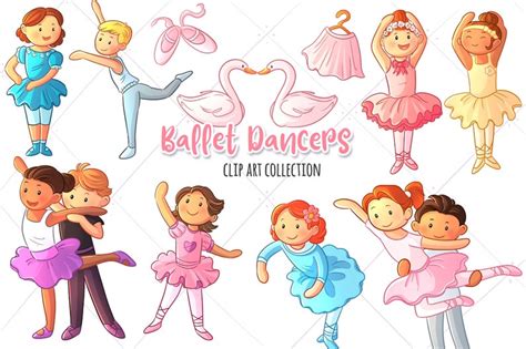 Ballet Dancers Clipart, Cute Ballet Dancing Clip Art, Ballet Dancing ...