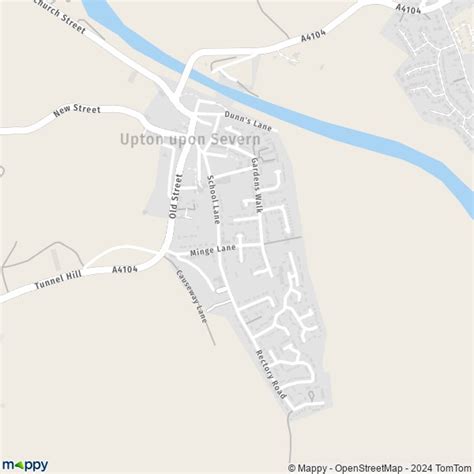 Map Upton Upon Severn Map Of Upton Upon Severn Wr8 0 And Practical