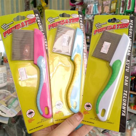 Jual Predator Terminator Sisir Kutu Serit Besi Gagang Menghilangkan