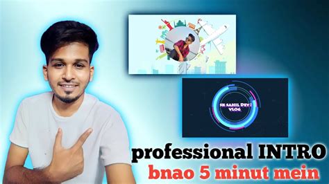 How To Make Professional Intro For Your Youtube Channel Just