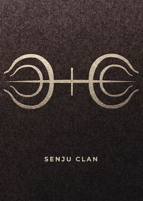 Senju Clan Poster By Bubble Art Bob Displate Clanes De Naruto