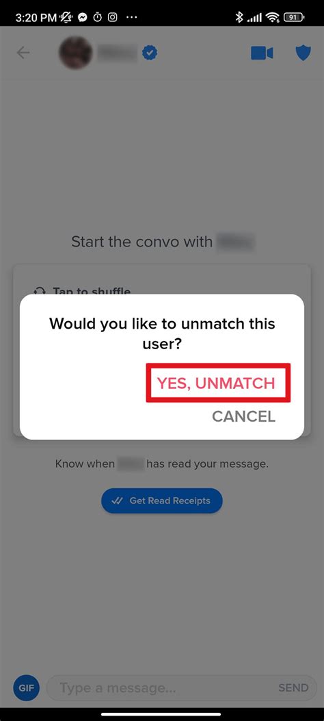 How To Unmatch With Someone On Tinder Android Authority