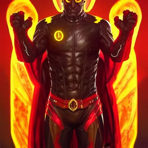 Homelander As Reverse Flash With Glowing Red Eyes Stable Diffusion