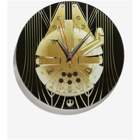 Star Wars The Last Jedi Millennium Falcon Glass Wall Clock Liked