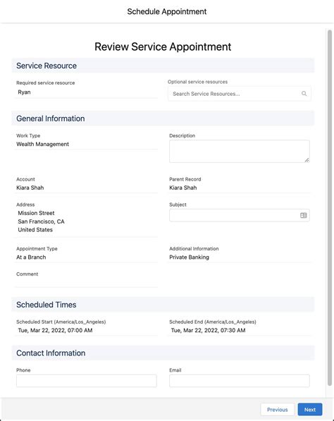 Enhance Customer Booking Scheduling Salesforce Trailhead