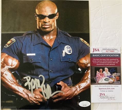 Ronnie Coleman Cop Uniform