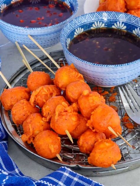 Kwek Kwek With Sweet And Spicy Sauce Kawaling Pinoy