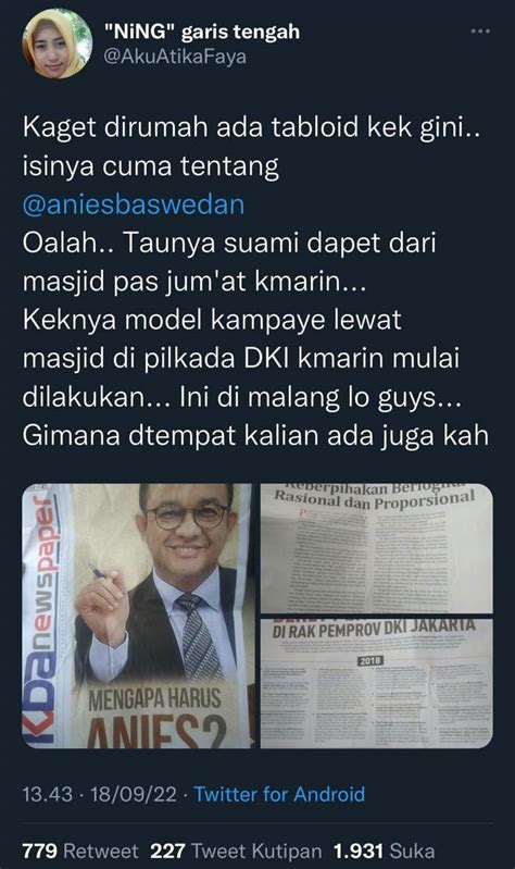 Tabloid Anies Baswedan Beredar Di Kota Malang Warga Bikin Ramai