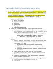 Understanding Oxygenation And Perfusion COPD Case Study Course Hero