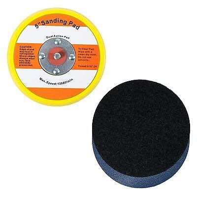 5 Hook And Loop Sanding Pad 5 16 24 With 1pc Loop To PSA Vinyl