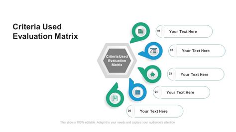 Criteria Used Evaluation Matrix Ppt Powerpoint Presentation Ideas Show