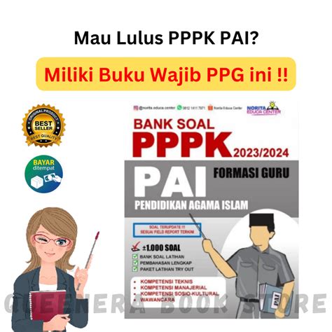 Jual BANK SOAL PPPK PAI 2023 2024 FORMASI GURU PENDIDIKAN AGAMA ISLAM