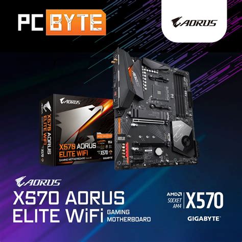 Gigabyte X570 Aorus Elite Wifi Motherboard Shopee Malaysia