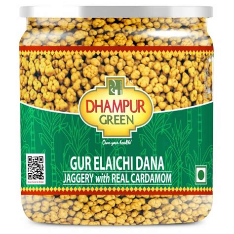 Dhampur Green Gur Snack Gift Box Hamper Gur Saunf G Gur