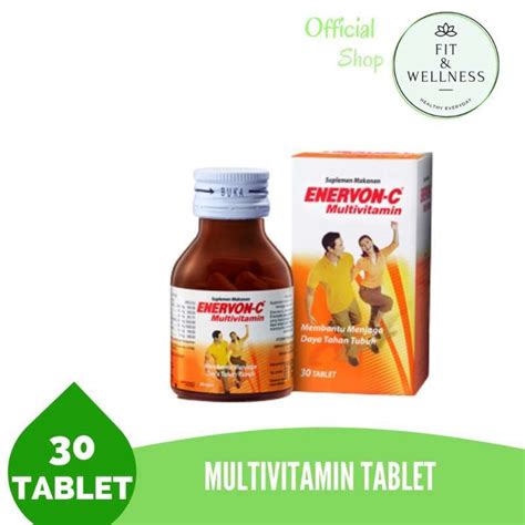 Jual Enervon C Multivitamin Tablet Tab Di Seller Fit Wellness