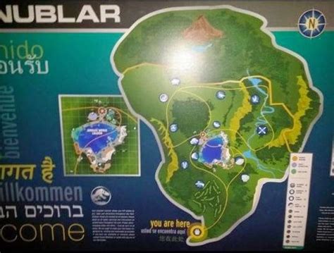 Jurassic World Park Maps Offer A Glimpse Of The Film