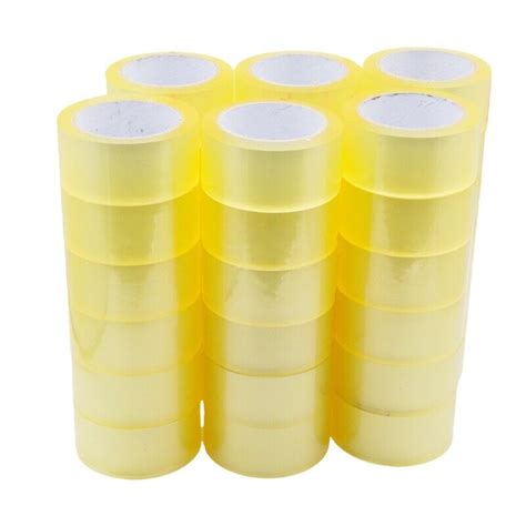 2 X 110 Yards 2 Mil 36 Rolls Carton Sealing Clear Packing Tape Box