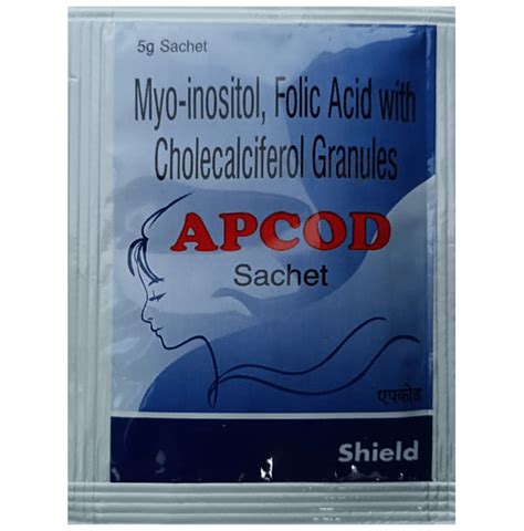 Apcod Powder With Myo Inositol Folic Acid Vitamin D Buy Sachet Of