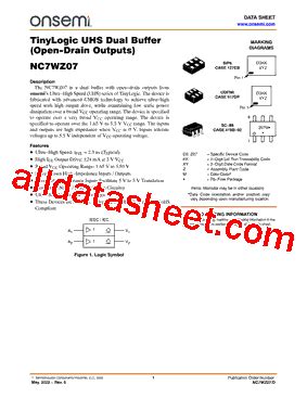 Nc Wz P X Datasheet Pdf On Semiconductor