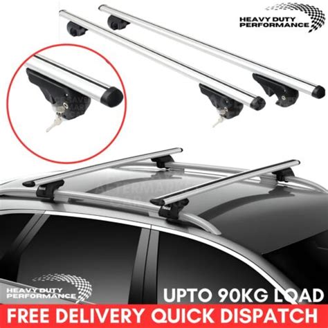 For Citroen C3 Aircross Aluminium Roof Rack Cross Bars Lockable 2