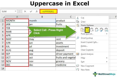 How To Change Lowercase To Uppercase In Excel 10 Easy Steps