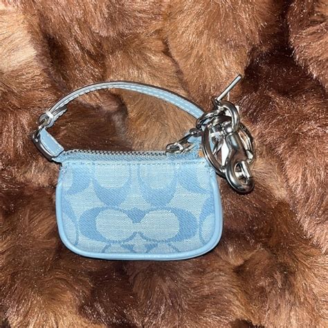 Coach Other Nwt Coach Mini Nolita Bag Charm In Signature Chambray