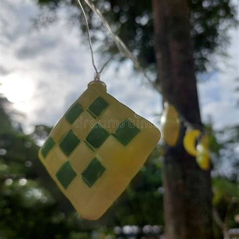 Ketupat Decoration To Welcome Ramadan Eid Al Fitr And Other Islamic