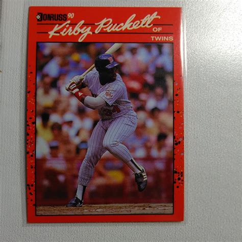 Kirby Puckett Error Ungraded 1990 Donruss