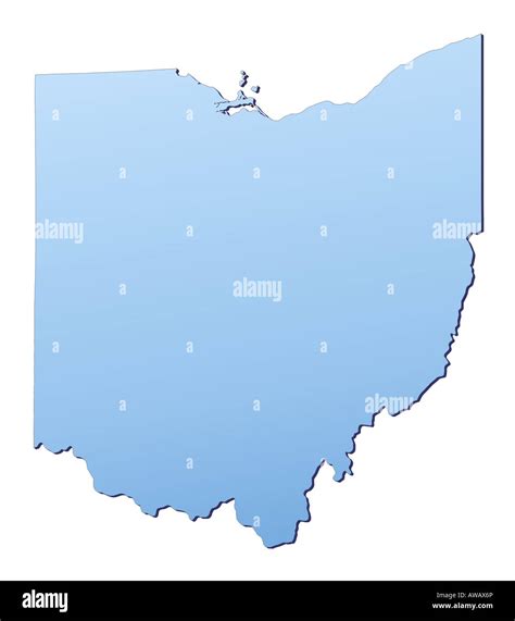 Ohio Map Hi Res Stock Photography And Images Alamy