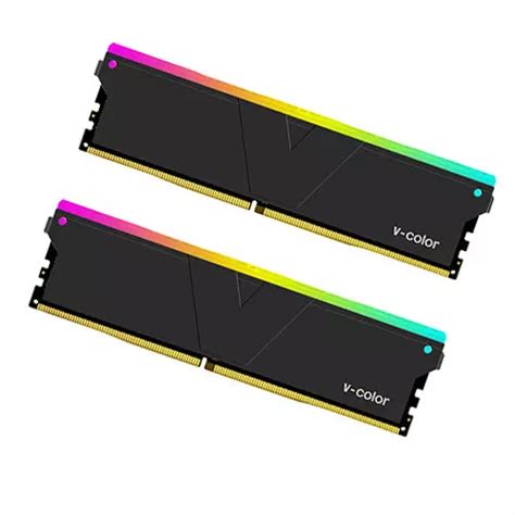 V Color Skywalker Plus RGB U DIMM DDR4 16GB 8GBx2 3200MHz RAM Black