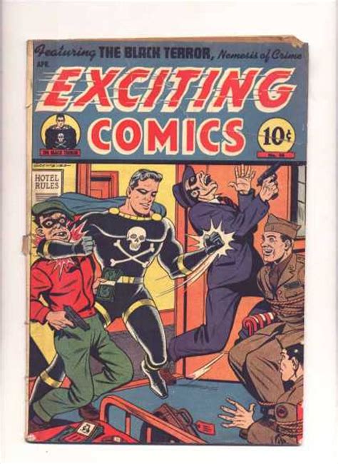 Exciting Comics Covers