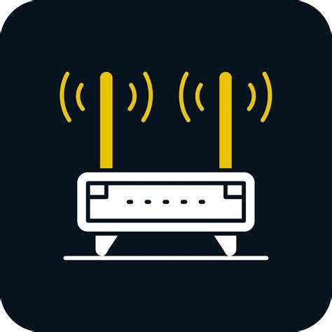 Router Glyph Two Color Icon Vector Art At Vecteezy