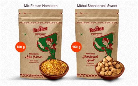 Buy Tasties Origins Five Famous Authentic Maharashtra Snacks Online At