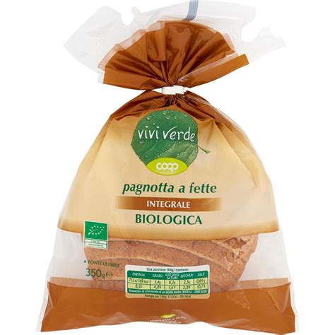 Pane A Fette Integrale Coop Vivi Verde G Coop Shop