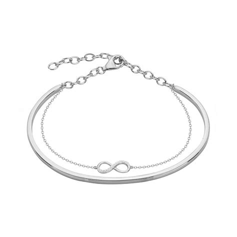 Bracelet Femme Edora Argent Et Oxydes Bracelets Femme Edora