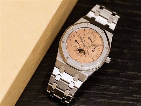 Audemars Piguet Vintage Royal Oak Perpetual Calendar Ref St Salmon