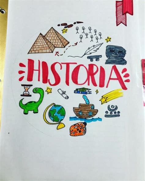 Portadas de historia ideas bonitas diseños fáciles dibujos imágenes