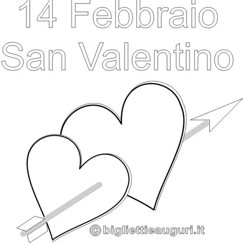 Disegni Di Cuori Da Colorare Per San Valentino Bigliettieauguri It