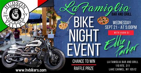 Hvbn Bike Night At La Famiglia Bar And Grill Hudson Valley Biker Network