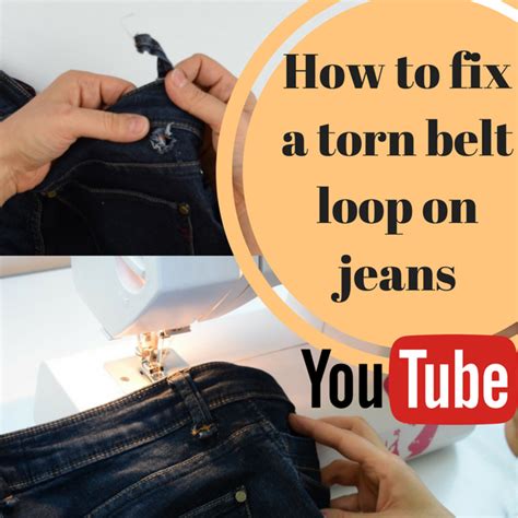 How To Fix A Torn Belt Loop On Jeans Sewing For A Living In 2024