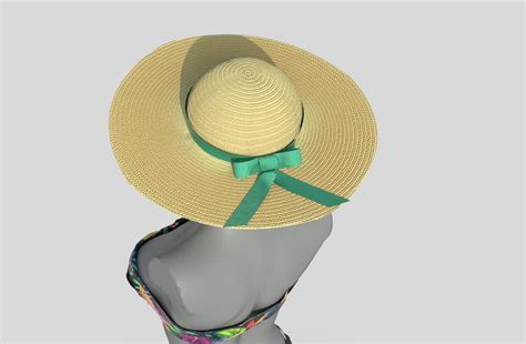 Bikini And Hat D Model By Alenfsl