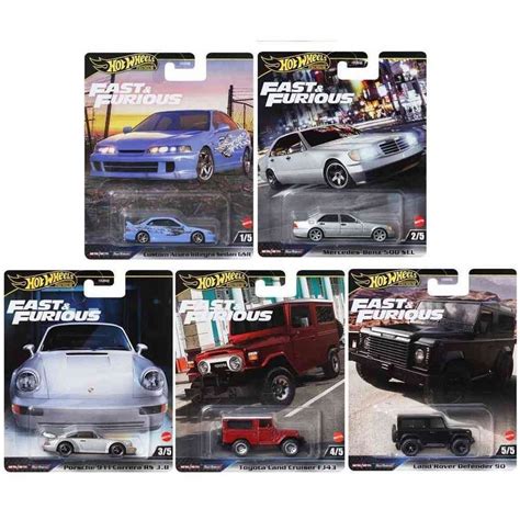 Hot Wheels Premium Fast Furious Set Of Hnw G Big W