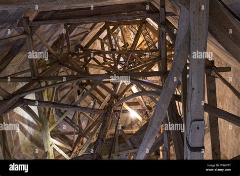 Inside the spire of Salisbury Cathedral (Britain's tallest), Wiltshire ...