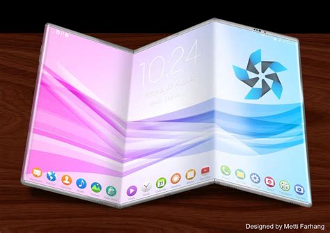 Samsung Foldable Concept Phone Becomes A Tablet Folds Unfolds And Runs