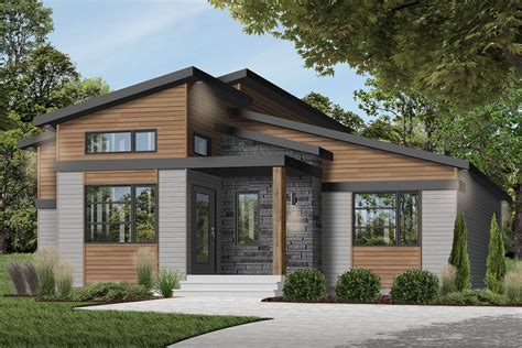 This Modern Ranch House Plan Offers Sq Ft Of Living Space Under