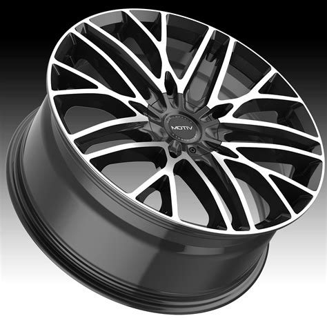 Motiv 437mb Maven Machined Gloss Black Custom Wheels 437mb Maven