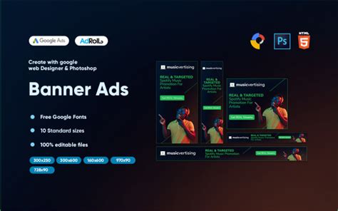 Design Animated Html5 Banner Ads For Google Adwords Or Adroll By