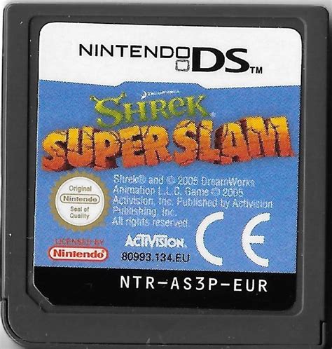 Shrek Superslam Cover Or Packaging Material Mobygames