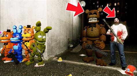 Fnaf World At 3am Vs Sinister Freddy And Jeff The Killer Gta 5 Mods